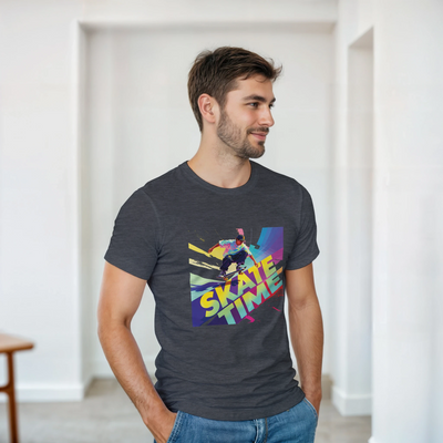 Heavyweight Unisex Crewneck T-shirt | PaintLife
