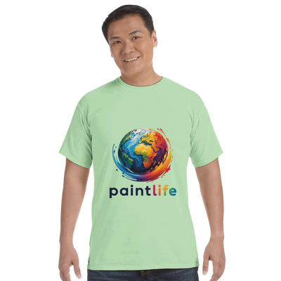 Unisex Heavyweight Crewneck T-Shirt | Comfort Colors C1717 | PaintLife